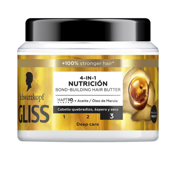 Schwarzkopf Mass Market Gliss Maschera Capelli Oil Nutritive Capelli Morbidi E Luminosi 400 ml