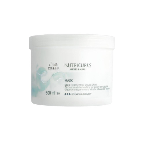 Wella Professionals Nutricurls Maschera Per Capelli Ricci E Onde Nutrizione Senza Crespo 500 ml