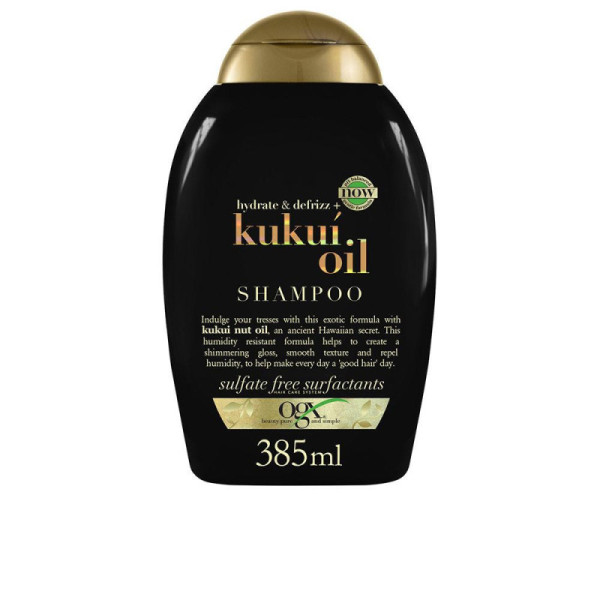 Ogx Kukui Oil Shampoo Antifrizz Capelli Setosi Senza Crespo 385 ml