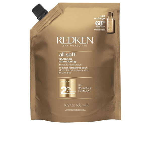 Redken All Soft Shampoo Idratazione E Lucentezza 500 ml