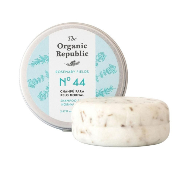 The Organic Republic Capilar Shampoo Solido Per Capelli Equilibrati Ecosostenibile Senza Plastica 70 g