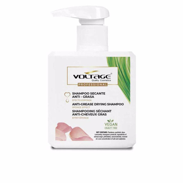 Voltage Cosmetics Anti-Grasa Shampoo Per Capelli Riduce L'Eccesso Di Sebo 500 ml