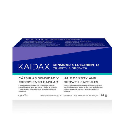 Topicrem Kaidax Capsule Per La Densità E La Crescita Dei Capelli Capelli Sani E Forti 60 u