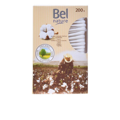 Bel Bel Nature Bastoncini Di Cotone Biologici Bel Nature Stones 200 pz