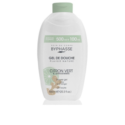 Byphasse Plaisir Nature Gel Doccia Al Citron Vert E Zenzero 600 ml
