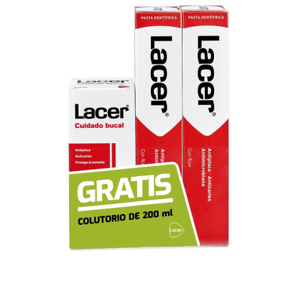 Lacer Lacer Pasta Dentífrica Pack Dentifricio E Collutorio Cura Orale Quotidiana 200 ml