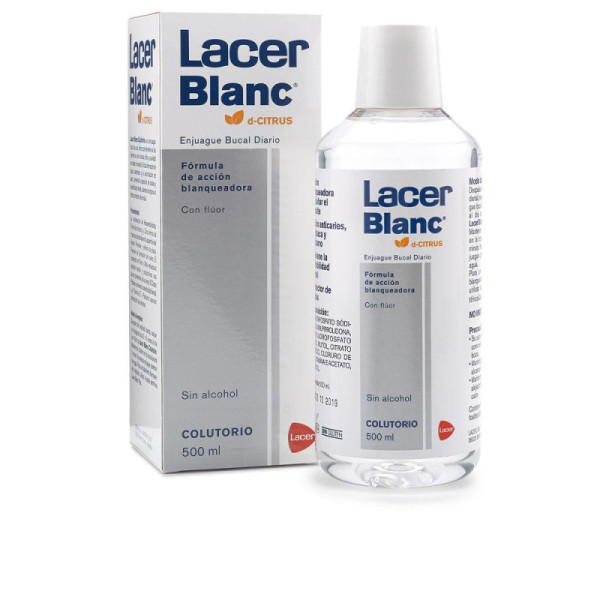 Lacer Lacerblanc Colutorio Citrus Cura Dentale Quotidiana Efficace 500 ml