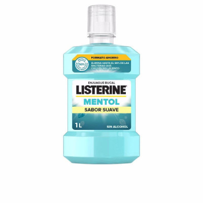 Listerine Mentol Suave Collutorio Protezione Placca 24 Ore 1000 ml