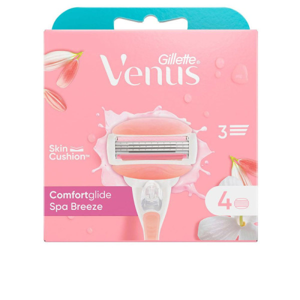 Gillette Venus Spa Breeze Cartuccia Di Ricambio Rasatura Senza Sforzo 4 recambios