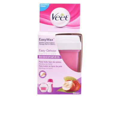 Veet Easy Wax Roll On Recambio Depilatorio Depilazione Perfetta 28 Giorni 50 ml