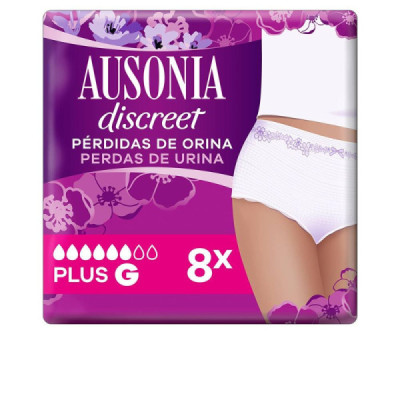Ausonia Discreet Boutique Plus Pantaloni Igienici Assorbimento Superiore Odor Lock 8 u
