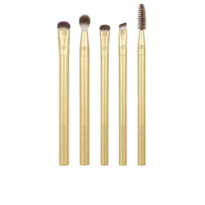 Ecotools Precious Metals Set Di Pennelli Per Occhi Strumenti Di Bellezza Sostenibili 5 pz