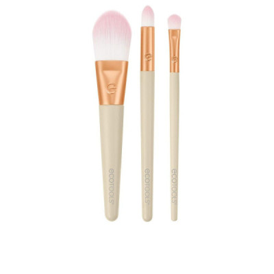 Ecotools Ready Glow Set Di Pennelli Per Trucco 3 pz