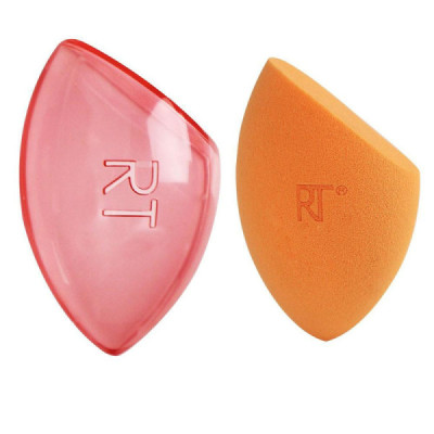 Real Techniques Makeup Brushes Real Techniques Spugna Per Il Trucco Con Custodia Viaggio Applicazione Veloce E Precisa 2 u