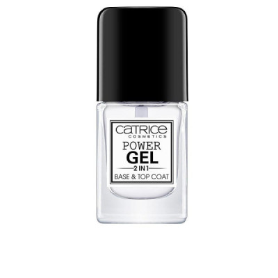 Catrice Power Gel 2 In 1 Base E Top Coat Per Unghie Brillantezza Vegana Duratura 10