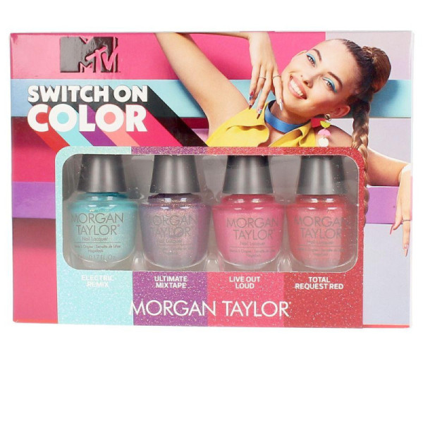 Morgan Taylor Mini Lacas Morgan Taylor Set Di Smalti Switch On Color 4 pz