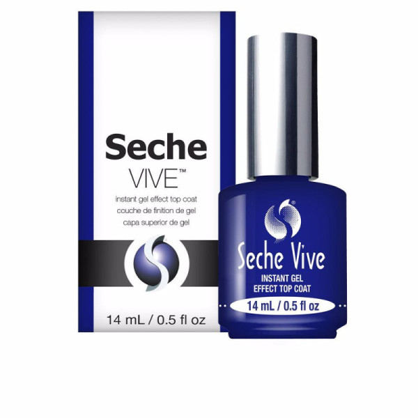 Seche Vite Seche Vive Instant Gel Effect Top Coat Per Unghie 14 ml
