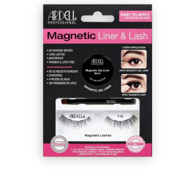 Ardell Magnetic Liner & Lash Gel Eyeliner E Ciglia Magnetiche Applicazione Facile Senza Colla 3 u