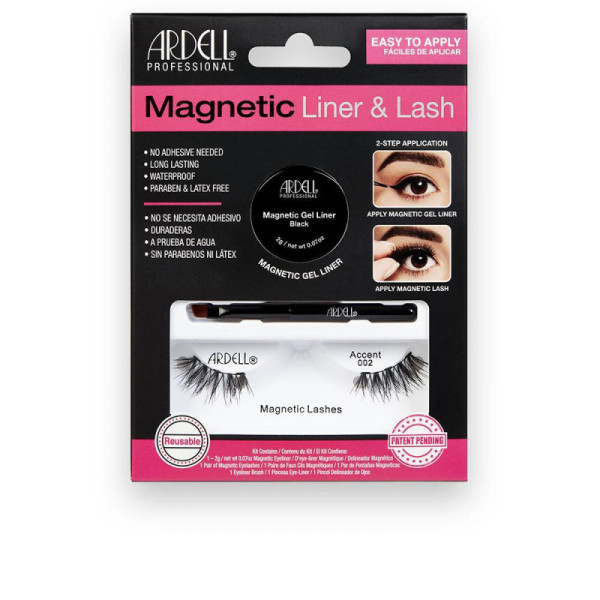 Ardell Magnetic Liner & Lash Gel Eyeliner E Ciglia Magnetiche Senza Colla Adesione Magnetica Perfetta 3 u