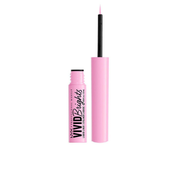 Nyx Professional Make Up Vivid Bright Eyeliner Liquido Look Intenso E Impermeabile 2 ml