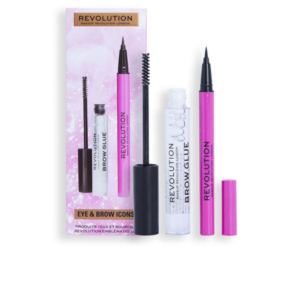 Revolution Make Up Eye & Brow Icons Set Cosmetico Per Un Look Da Festa 2 pz
