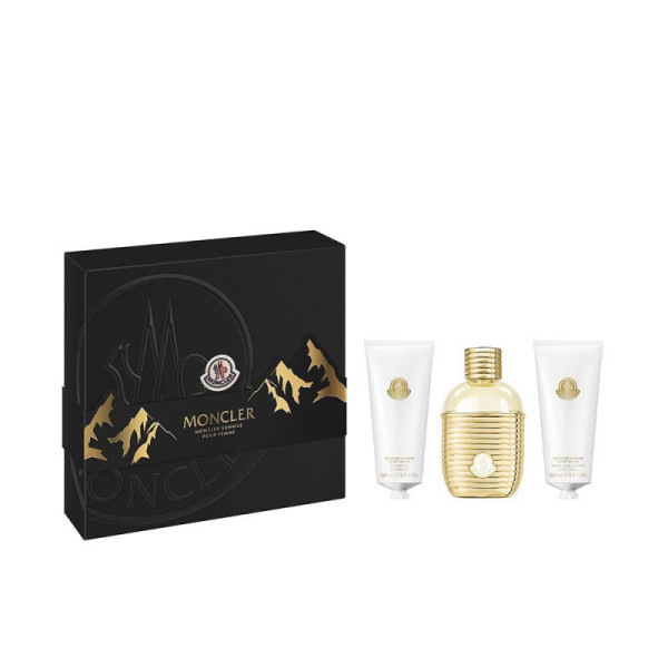 Moncler Sunrise Pour Femme Profumo Eau De Parfum Set Fragranza Floreale Legnosa 3 pz
