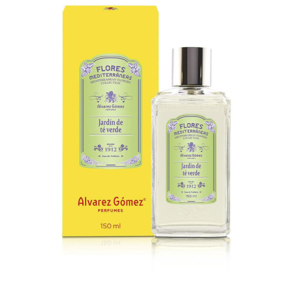 Alvarez Gomez Flores Mediterraneas Profumo Eau De Toilette Giardino Tè Verde Fresco Acquatico Floreale 150 ml