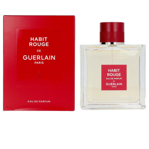 Guerlain Habit Rouge Profumo Eau De Parfum Eleganza Legnosa Avvolgente 100 ml