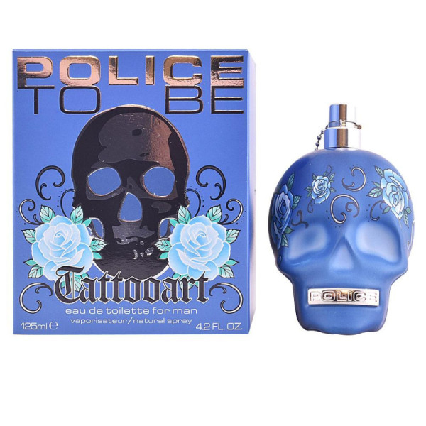 Police To Be Tattoo Art Profumo Eau De Toilette Aroma Legnoso Audace 125 ml