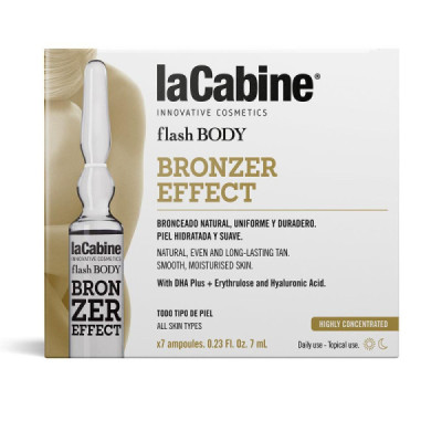 La Cabine Ampolle Corporali Ampoule Autobronzanti Abbronzatura Dorata Rapida 7 ml