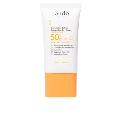 Ondo Beauty 36.5 Ceramide & Cica Crema Solare Protettiva Protezione Avanzata Idratazione Profonda 50 ml
