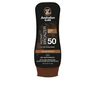Australian Gold Protezione Solare Lozione Con Bronzer Resistente All Acqua 237 ml