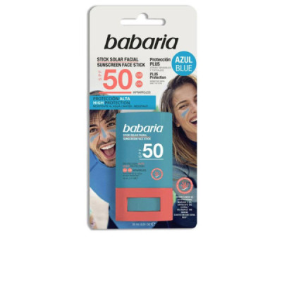 Babaria Solar Blue Stick Viso SPF 50 Protezione Solare Efficace 20 g