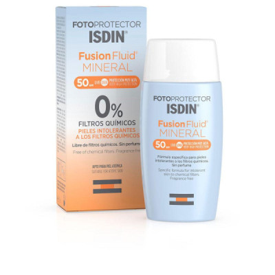 Isdin Fotoprotectores Isdin Fotoprotettore Fluido Minerale SPF50+ Cura Delicata Della Pelle 50 ml