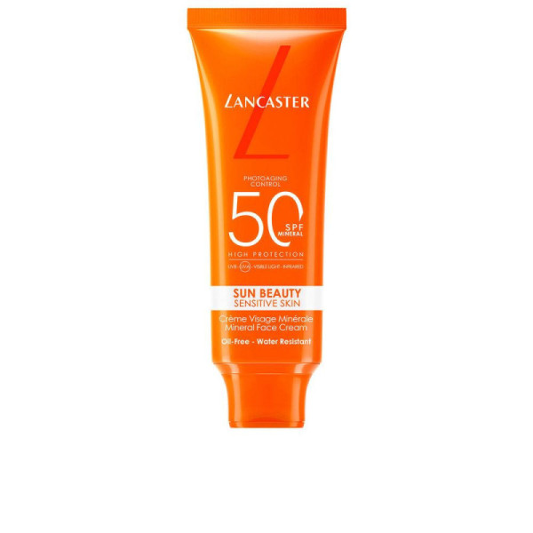 Lancaster Sun Beauty Crema Viso Minerale Per Pelle Sensibile Protezione Solare Prestige 30 ml