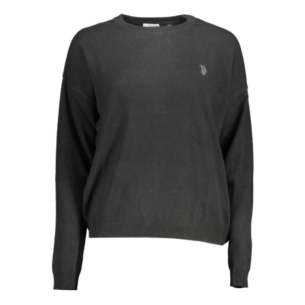 U.S. POLO Maglia Donna Nero | Stile Elegante e Morbido | Capo Versatile per Look Casual, Chic e Professionali