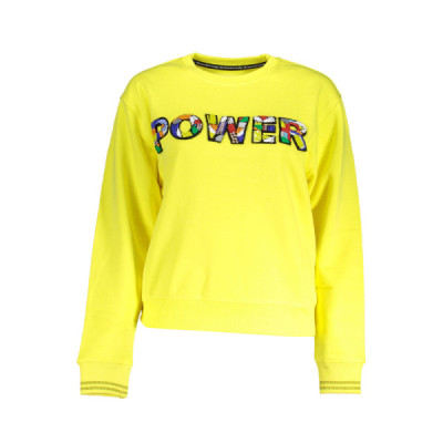 DESIGUAL FELPA SENZA ZIP DONNA GIALLO