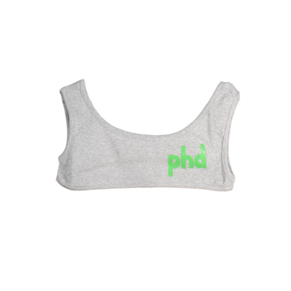Top Donna Phard Grigio con Stampa e Logo - Design Contemporaneo per Look Casual Femminile e Abbinamenti Versatili Ogni Giorno