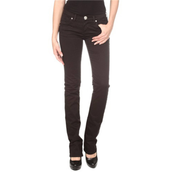 Pantalone Donna Phard Nero 5 Tasche con Gamba Stretta Chiusura Bottone e Zip - Look Slim Elegante e Versatile Ogni Giorno