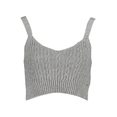 TOMMY HILFIGER TOP DONNA GRIGIO