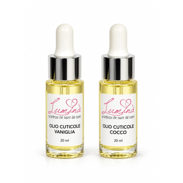 Lumina Olio Cuticole Vaniglia Idratante e Nutriente con Formula Leggera per Manicure Professionale 20 ml